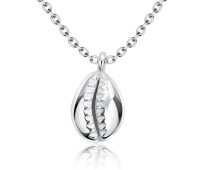 Lovely Shells shaped Silver Necklace SPE-5248